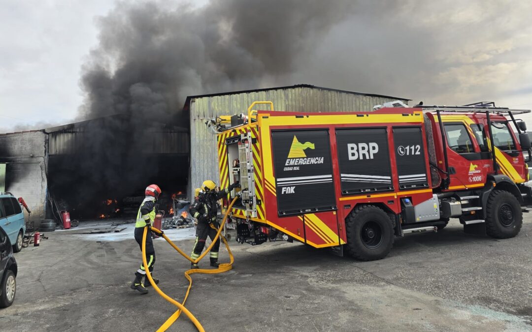 Los bomberos del Consorcio SCIS de Ciudad Real realizaron más de 6.850 intervenciones en 2024