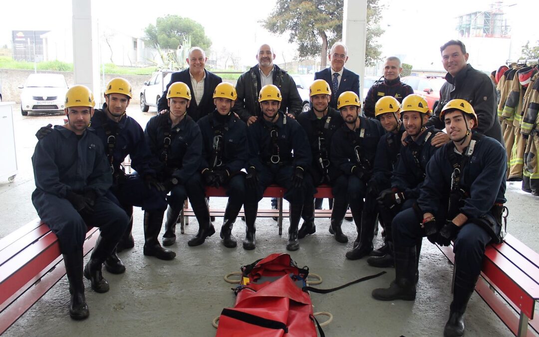 Los bomberos de nuevo ingreso en el SCIS finalizan esta semana su formación inicial con el bloque de prácticas